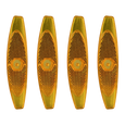 Fietsreflectoren Oranje (4 stuks)